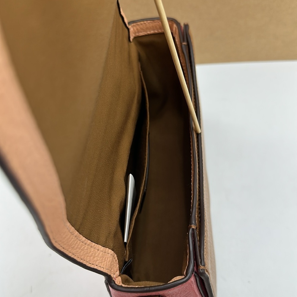 Coach Saddle Bag In Colorblock With Horse And Carriage - Picture 13 of 16
